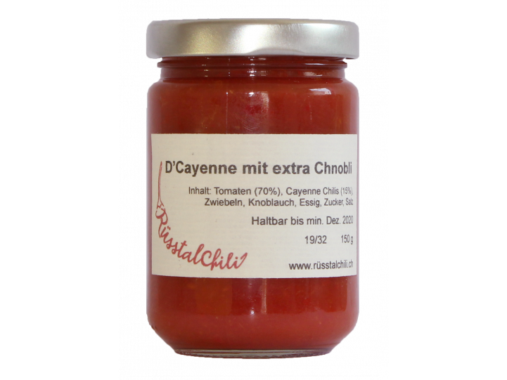 D’Cayenne mit extra Chnobli