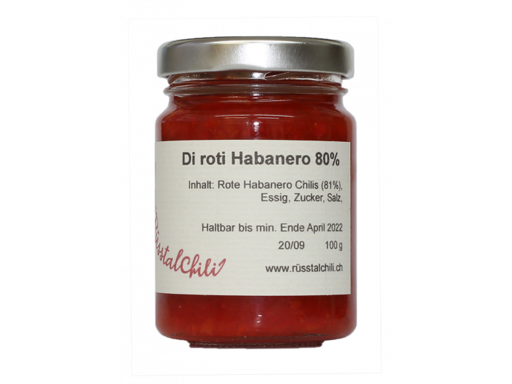 Di roti Habanero 80%